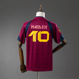 Iron Maiden x West Ham United Away Jersey 2010 Retro Football Kit Soccer Shirt