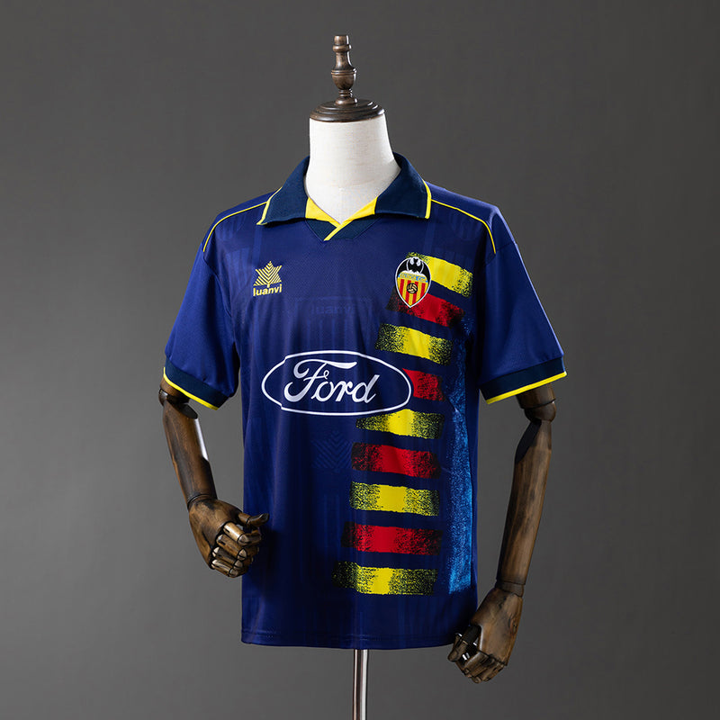 Valencia Jersey 1996-97 Away Retro Football Kit