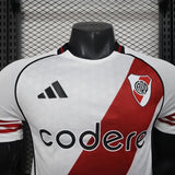 Player Version River Plate Jersey 25/26 Home Football Kit Soccer Jersey - PalmSportss