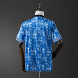 England Jersey 1990 Blue Retro Kit