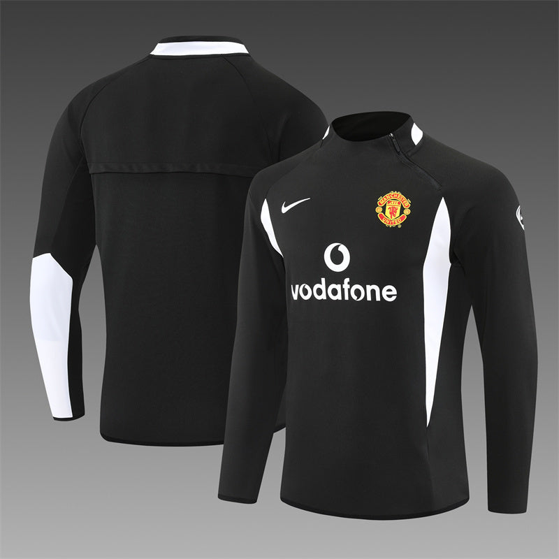 Retro Manchester United Training Tracksuits 2002-03 Football Kit Soccer Jersey