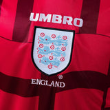 England Jersey 1998 Away Retro Football Kit