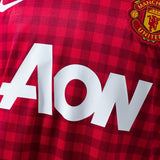 Man United Jersey 2012/13 Home Retro Football Kit