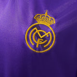 Real Madrid Jersey 1984-85 Away Retro Football Kit Long Sleeves