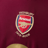 Arsenal Jersey 2005-06 Home Retro Football Kit Long Sleeves