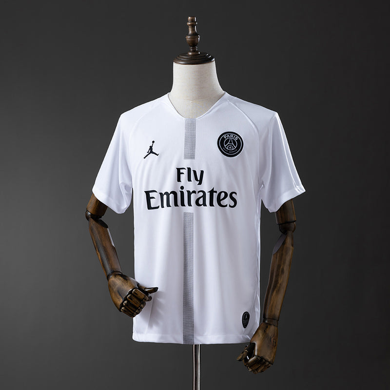 PSG Jersey 2018-19 White Retro Football Kit