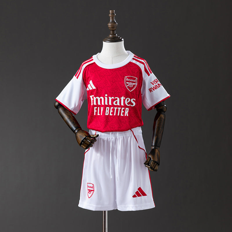 Kids Arsenal Jersey 25/26 Home Football Kit