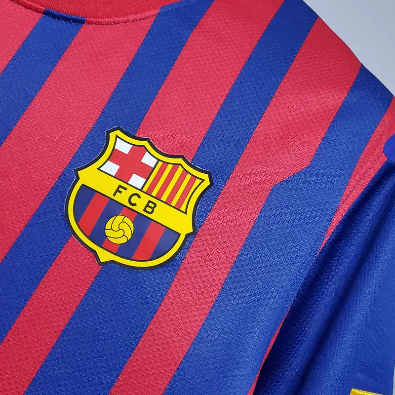 Barcelona Retro Jersey 2011/12 Home Football Jersey Soccer Shirt