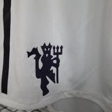 Player Version Man United Shorts 25/26 White Football Kit Soccer Shorts
