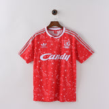 Retro Liverpool Home Jersey 1989-91 Football Kit Soccer shirt