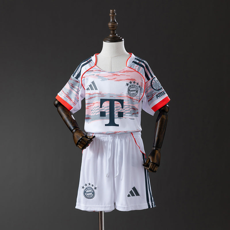 Kids Bayern Munich Jersey 25/26 Away Football Kit