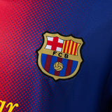 Barcelona Jersey 2012-13 Retro Home Football Kit Long Sleeves