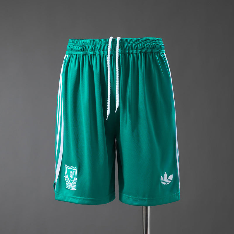 Liverpool Green Shorts 25/26 Football Kit Soccer Shorts