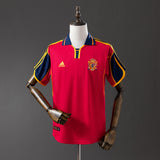 Spain Jersey 2000 Home Retro Football Kit