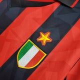 AC Milan Retro Jersey 1993/94 Home Football Jersey Soccer Shirt - PalmSportss