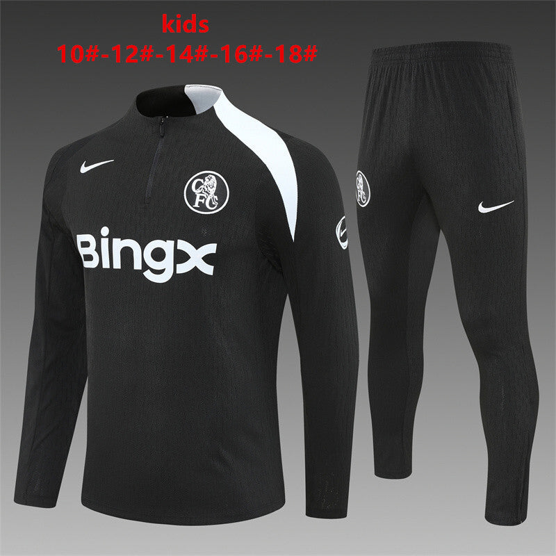 Kids Chelsea Training Tracksuits 25/26 Football Kit Soccer Jersey