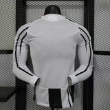 Player Version Juventus Jersey 25/26 Home Long Sleeves Football Kit Soccer Jersey