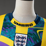 England Goalkeeper Jersey 1995 Long Sleeves Retro Kit Soccer Shirt PalmSportss
