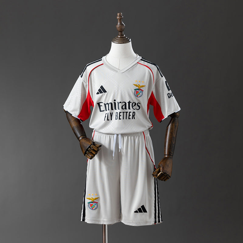 Kids Benfica Jersey 25/26 Away Football Kit
