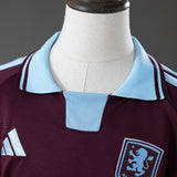 Kids Aston Villa Home Jersey 2026-2027 Football Kit Soccer Shirt PalmSportss