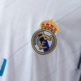 Real Madrid Jersey 2017/18 Home Retro Football Kit Long Sleeves