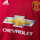 Man United Jersey 2018/19 Home Retro Football Kit