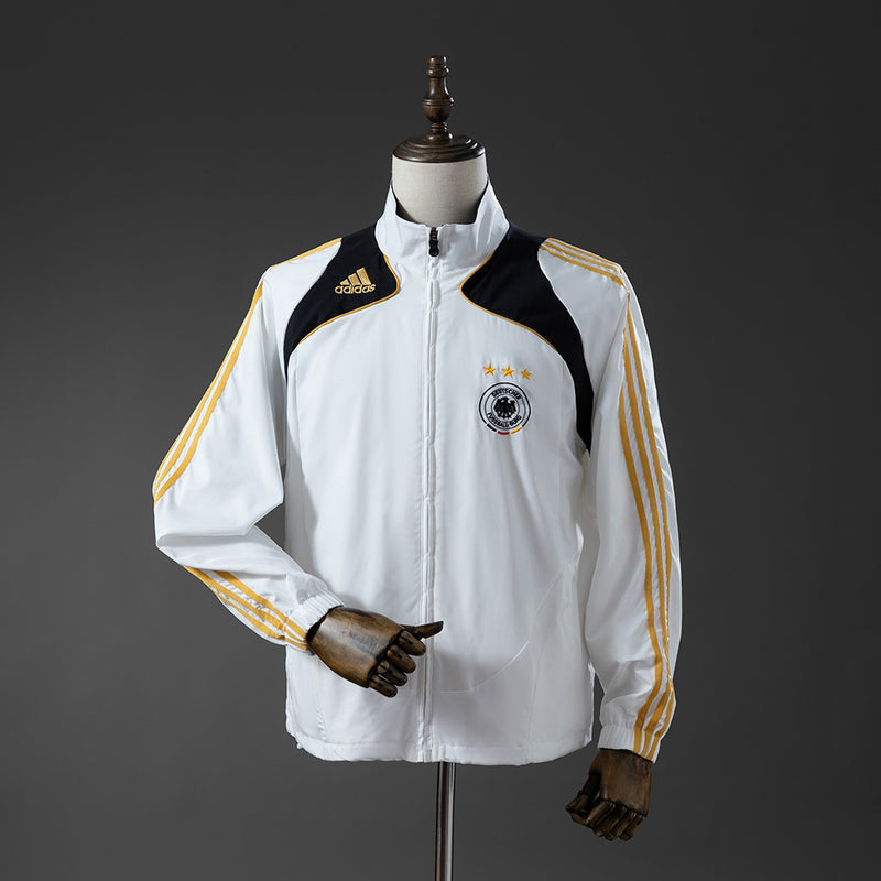 Germany Windbreaker 2008 White Football Soccer Jacket