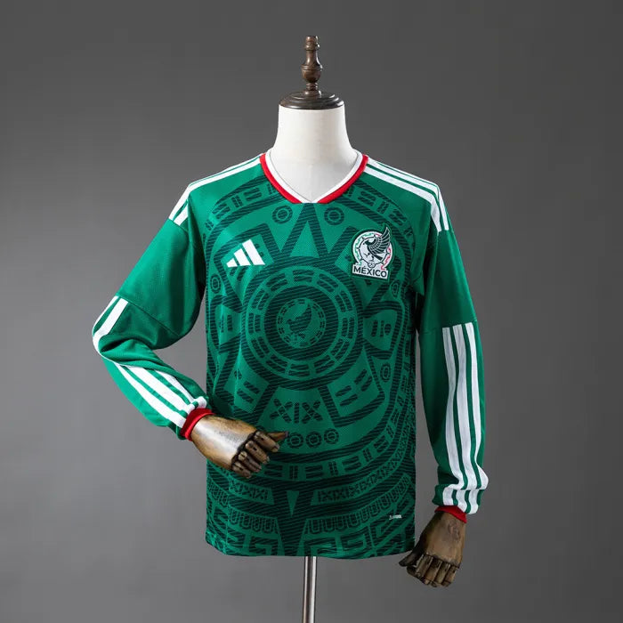 Mexico Jersey 2026 World Cup Home Football Kit Long Sleeves