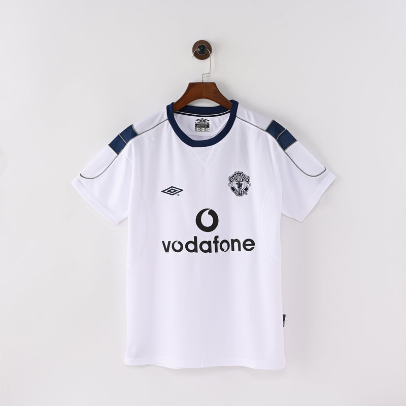 Retro Manchester United Jersey 1999 2000 Away Football Kit Soccer Shirt