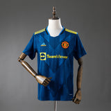 Man United Third Jersey 2021-22 Retro Football Kit Soccer Shirt