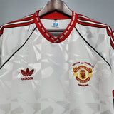 Man United Jersey Away Kit 1991 Retro Football Team Soccer Shirt