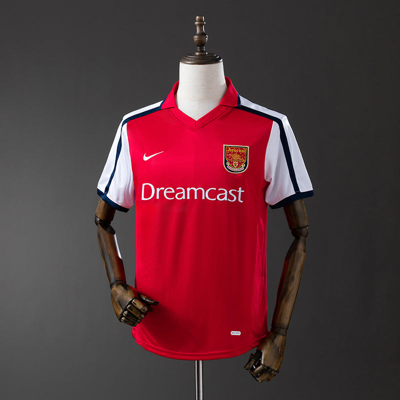 Arsenal Jersey 2001-02 Home Retro Football Kit