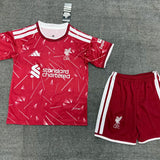 Kids Liverpool Home Jersey 2026-2027 Football Kit Soccer Shirt PalmSportss