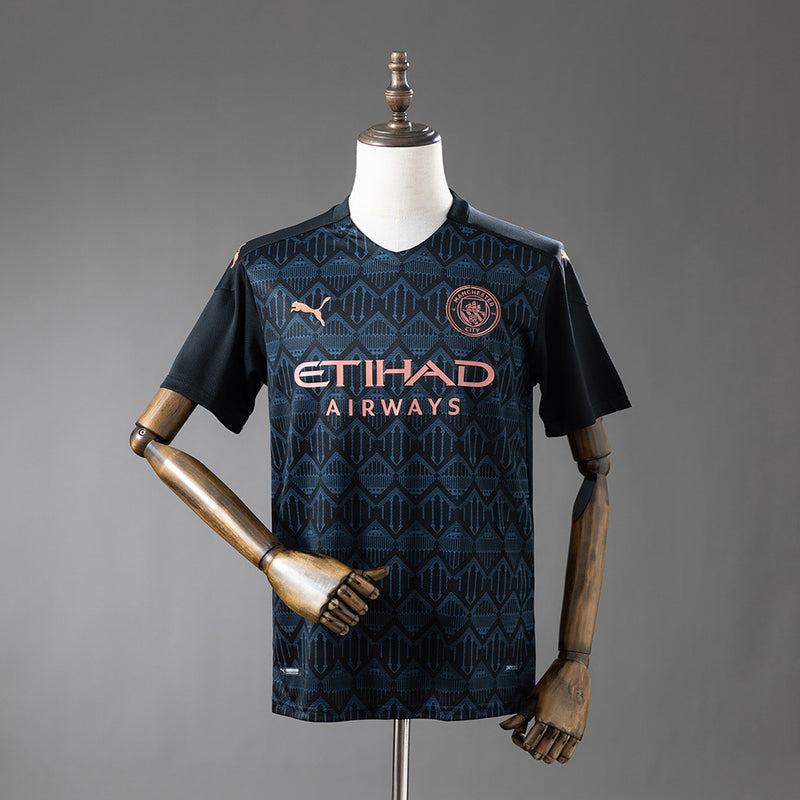 Manchester City Away Jersey 2020-21 Retro Football Kit Soccer Shirt