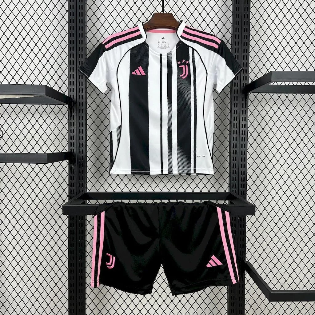 Kids Juventus Home Jersey 25/26 Football Kit Soccer Jersey