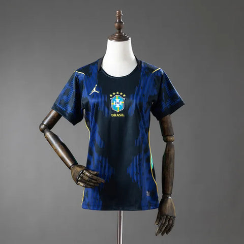 Women Brazil Away Jersey 2026 World Cup Football Kit Soccer Shirt