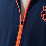 Barcelona Windbreaker 2025/26 Navy Blue & Orange Football Soccer Jacket