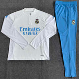 Kids Real Madrid Training Tracksuits 25/26 Football Kit Soccer Jersey