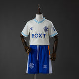 Kids Rangers Away Jersey 2026-2027 Football Kit Soccer Shirt PalmSportss