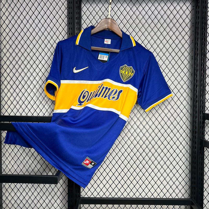 Retro Boca Juniors Jersey 1996-97 Home Football Kit Soccer Jersey