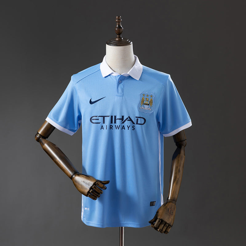 Manchester City Jersey 2015/16 Home Retro Football Kit