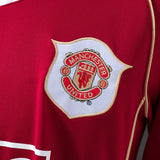 Man United Jersey 2006/07 Home Retro Football Kit Long Sleeves