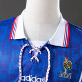France Jersey 1996 Retro Home Football Kit