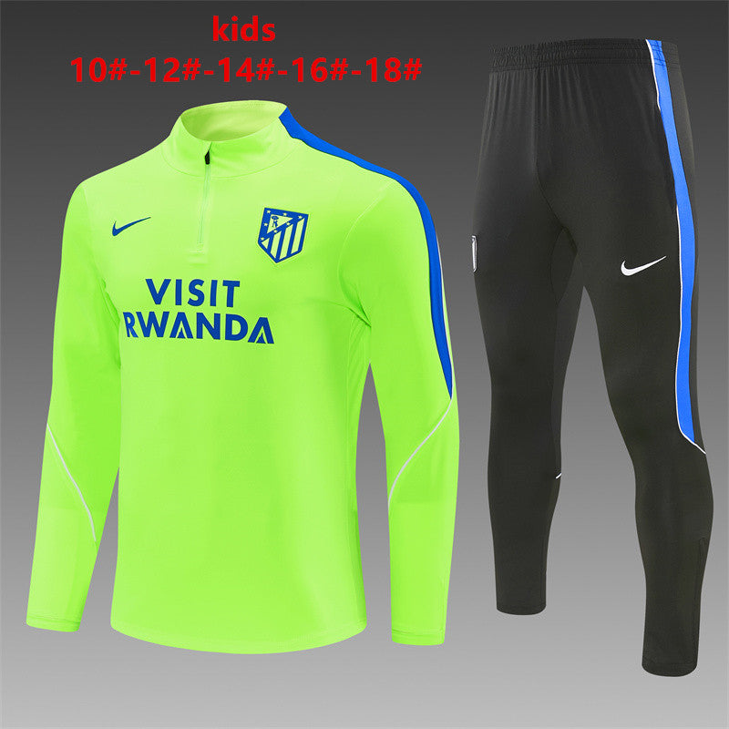 Kids Atletico Madrid Training Tracksuits 2026-2027 Football Kit Soccer Jersey
