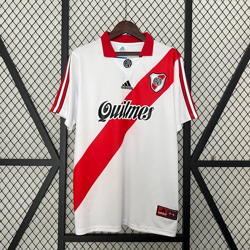Retro River Plate Jersey 1998-99 Home Football Kit Soccer Jersey