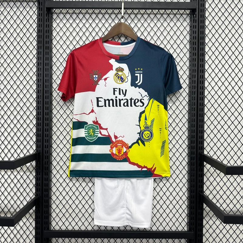 Kids Ronaldo Jersey All Club Team 25/26 Football Kit Soccer Jersey