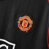 Manchester United Jersey Away Kit 2007/08 Retro Long Sleeves Football Team Soccer Shirt - PalmSportss