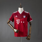 Bayern Munich Home Jersey 2021-22 Retro Football Kit Soccer Shirt