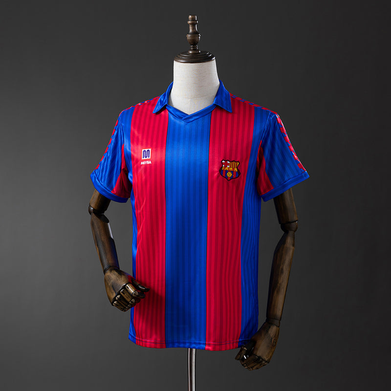 Barcelona Jersey 1989-92 Home Retro Kit