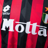AC Milan Jersey 1993-94 Home Retro Football Kit Long Sleeves